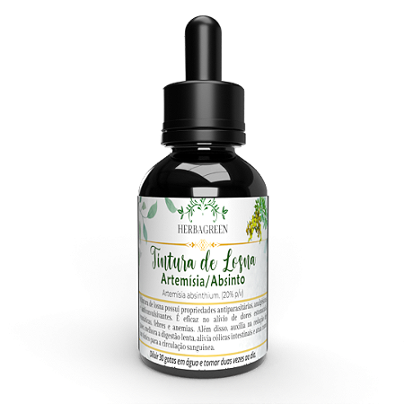 TINTURA DE LOSNA/ABSINTO/ARTEMÍSIA - Antiparasitária
