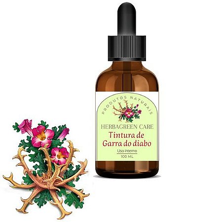 TINTURA DE GARRA DO DIABO - 100ml - Anti-inflamatório Natural
