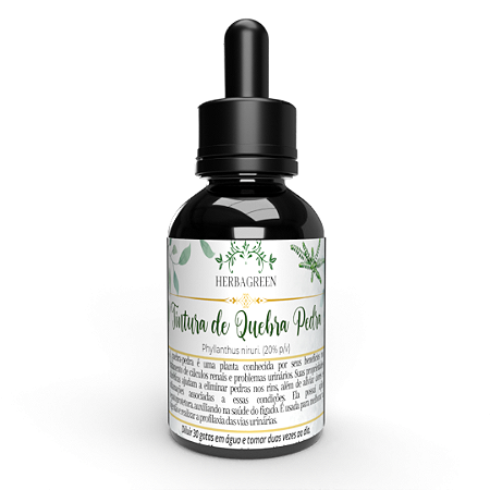 TINTURA DE QUEBRA PEDRA - 100ml - Cálculo renal