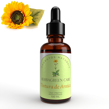 TINTURA DE ARNICA - 100ml - Antinflamatório Natural