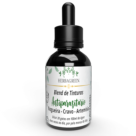Blend de Tinturas - 120ML - Nogueira - Cravo da Índia - Artemísia - Antiparasitário