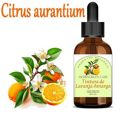 TINTURA DE LARANJA AMARGA - 100ml - Emagrecimento