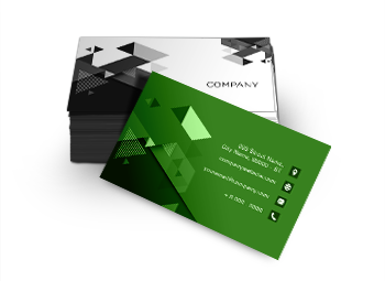 Cartão de Visita 9x5cm - 4/1 Papel Cartão 250g - Frente colorida, verso uma cor