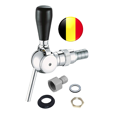 Torneira Belga de Chopp c/ Engate Rápido Rosca 5/8 x 3/8 Tubo