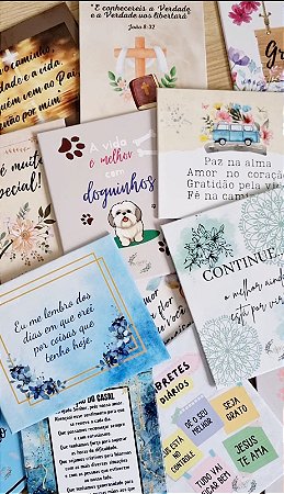 KIT C/60 ÍMÃS C/ MENSAGENS MOTIVACIONAIS