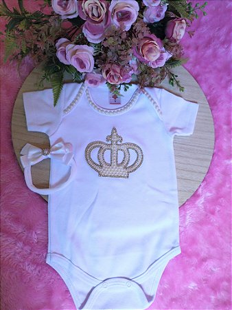 Kit Coroa luxo com tiara slim