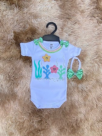 Body Fundo do Mar + tiara slim