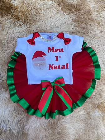 Kit Meu 1⁰ Natal menina