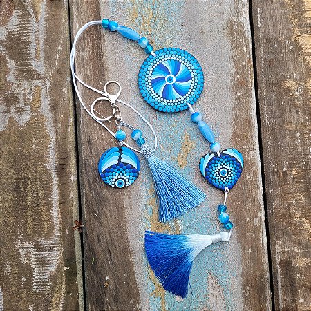 Dupla pingente de porta + chaveiro