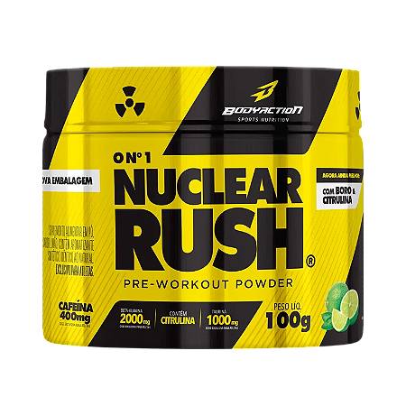 Pré Treino Nuclear Rush 100g Bodyaction