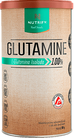 Glutamina em pó - 100% L-Glutamina Nutrify