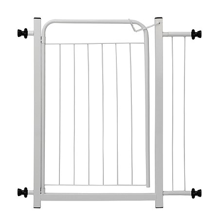 Portão Branco Pet 70 x 68 cm + Extensor 10 cm