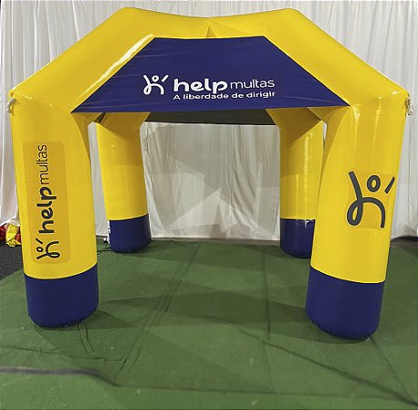Aluguel Tenda Inflável Help Multas 3 x 3
