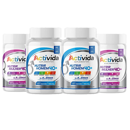 Nutrir Homem + Nutrir Mulher (x4)