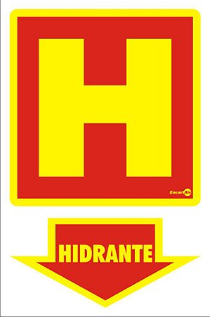 Placa Hidrante 20x30cm