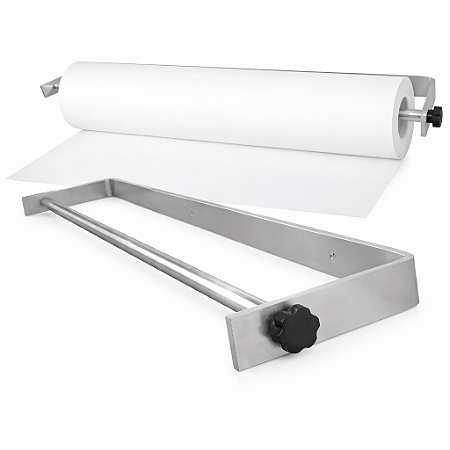 Suporte Fixador Lençol Papel Descartável Rolo Bobina 50cm