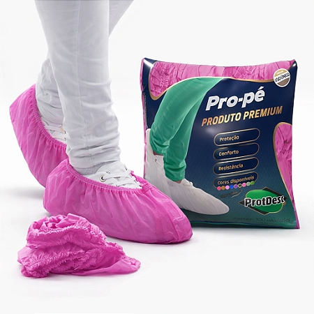 Sapatilha Propé Rosa Pink TNT 20gr 100 und.