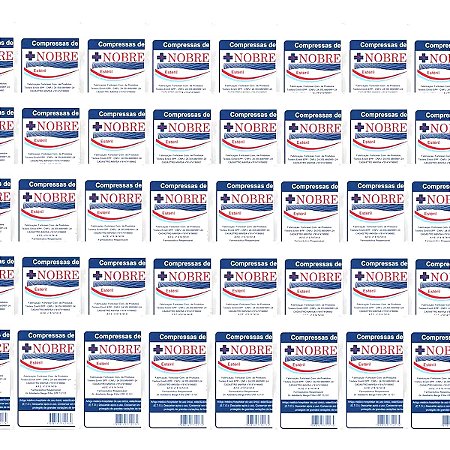 500 Compressa Gaze Estéril 13 Fios Nobre Kit 50 Pct C/ 10und