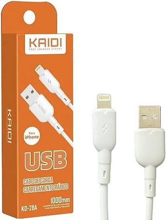 Cabo de carregamento rápido para IOS 1m H'maston 4.8A MAX H722 Branco