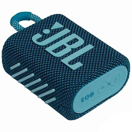 Caixa de Som Wireless Bluetooth V5.1 GO3 Lian Jioang A Prova de Água Azul 3069212693