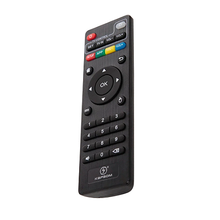 Controle Remoto Universal para TV e Box KAP-1178 Kapbom Preto