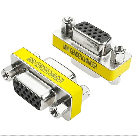 Emenda VGA Fêmea para VGA Fêmea DB15 15 Pinos VGA-F-F-DB15