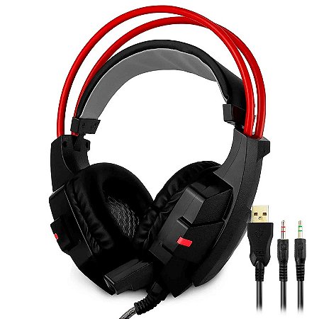 Fone de Ouviu Headset X Soldado GH-X20 Com Isolamento Acústico Preto Infokit