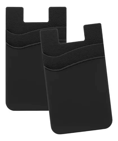 Porta cartão Adesivo para capinha de celular Preto