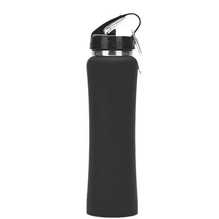 Garrafa Térmica Com Alça 750ML- Cor preto