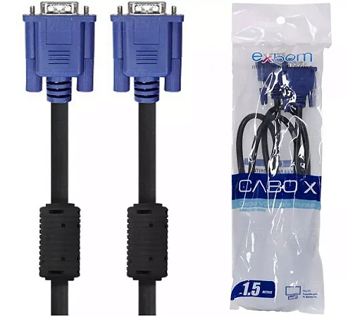 Cabo Vga Para Monitor 1.5 Metros Cbx-mvga15