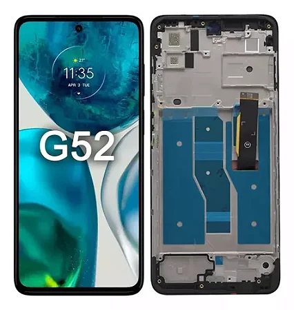 Tela com display e aro Motorola Moto G52