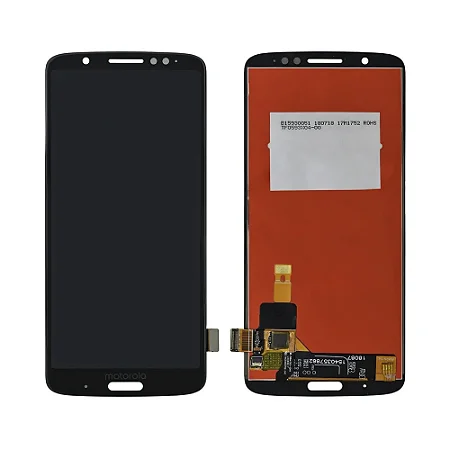 Tela com display e sem aro Motorola Moto G6 Plus