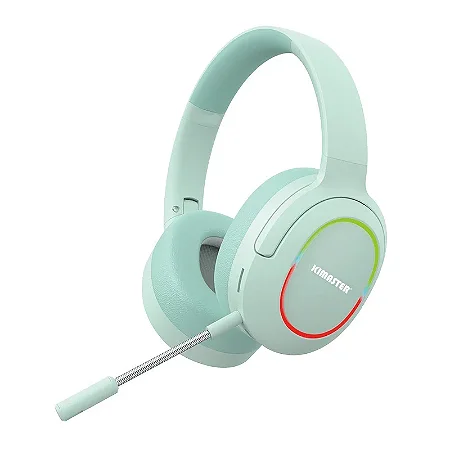 Fone de ouvido sem fio Headset K25 com microfone removivel Kimaster Azul
