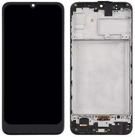 Tela com display com aro para Samsung Galaxy M21S