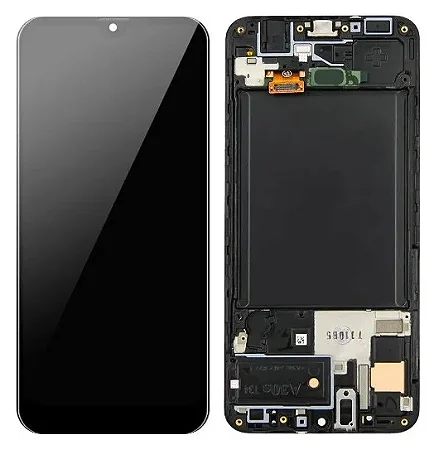 Tela com display com aro para Samsung Galaxy A30S