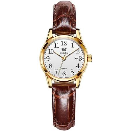 Relógio Calqing com pulseira de corino varias cores