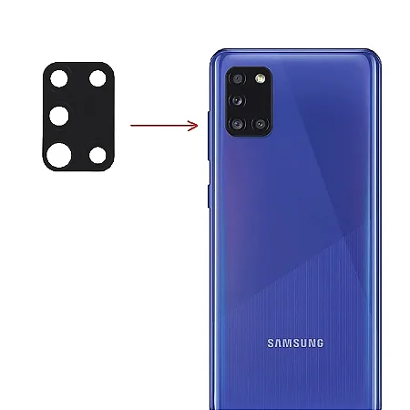 Frente da câmera Samsung Galaxy A31