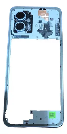 Carcaça plástica para Moto G53 Azul