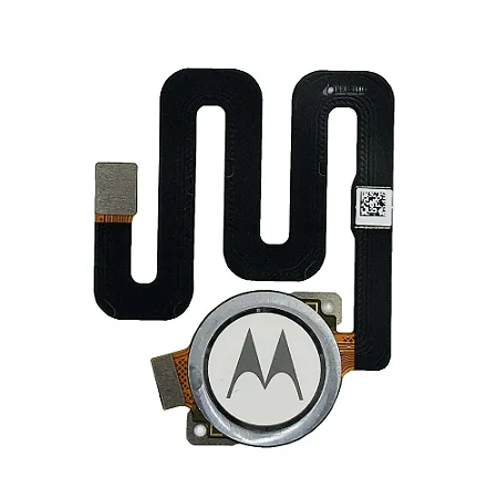 Flat botão impressão digital Motorola Moto One Branco