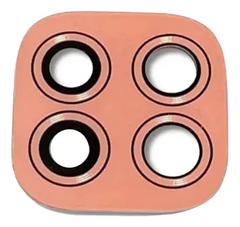 Lente câmera traseira Rosa Motorola Moto G9 Play