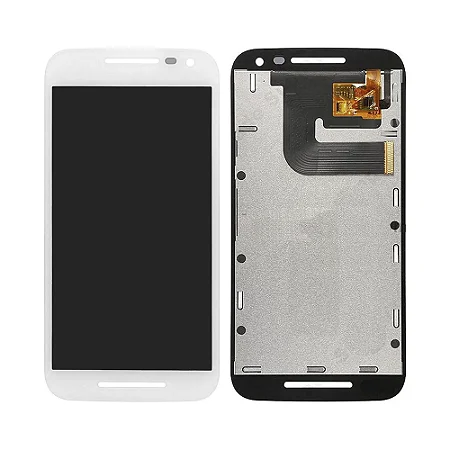 Tela com display e sem aro Motorola Moto G3 Branco