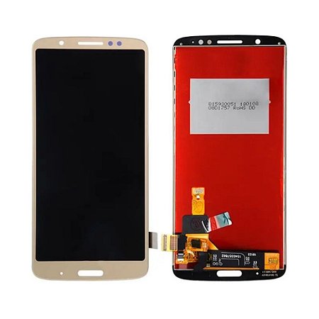 Tela com display e sem aro Motorola Moto G6 Plus Bege