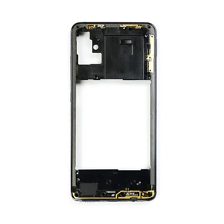 Carcaça com flat de botão power e volume, falante campainha e lente da câmera Samsung Galaxy A51