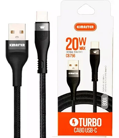 Carregador USB para Tipo C 2M CB762 Kimaster
