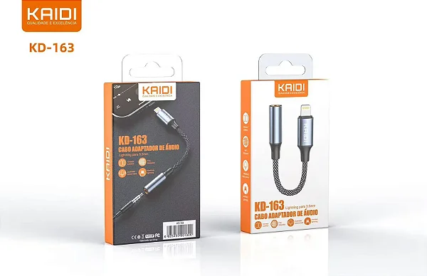 Adaptador 2 Em 1 Tipo-C P/ Tipo-C E P2 - Kaidi - Kd-167