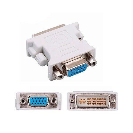 Adaptador Dvi Para Vga Conversão De Vídeo Para Monitores Analógicos Adap-Dvi-Vga