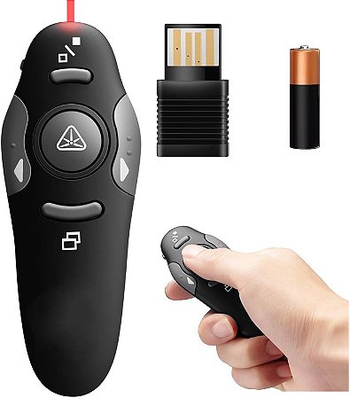 Apontador Laser Para Apresentações Sem Fio Exbom Lpt-8