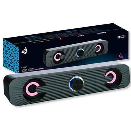 Caixa De Som Mini Soundbar Horus Speaker - Knup - Kp-Ro829