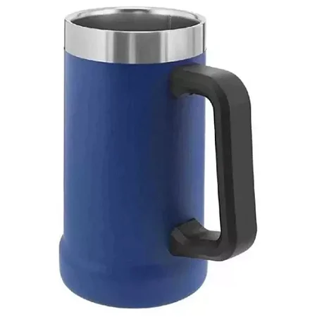 Caneca Térmica Stanley 709Ml Chopp E Cerveja Em Aço Inoxidável Azul Escuro