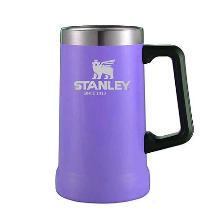 Caneca Térmica Stanley 709Ml Chopp E Cerveja Em Aço Inoxidável Roxo